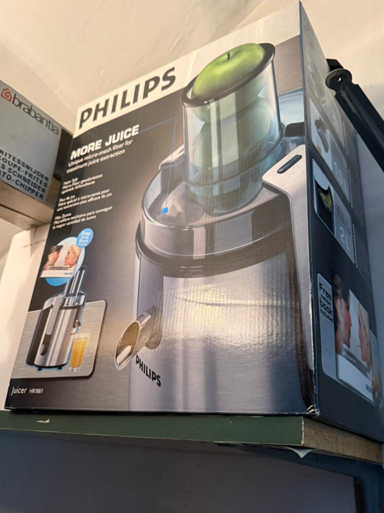 Fruit- en groentepers Philips HR 1861, Elektronische apparatuur, Juicers, Ophalen, Zo goed als nieuw