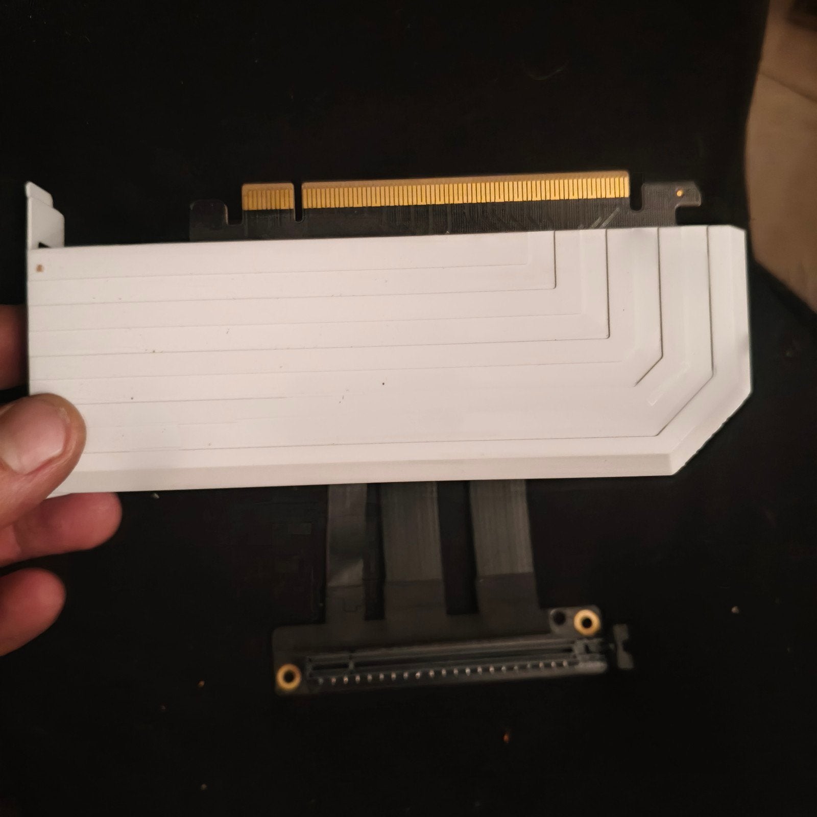 Câble Riser PCIe 4.0 x16 HYTE Blanc - NEUF  Y60, Enlèvement ou Envoi, Neuf