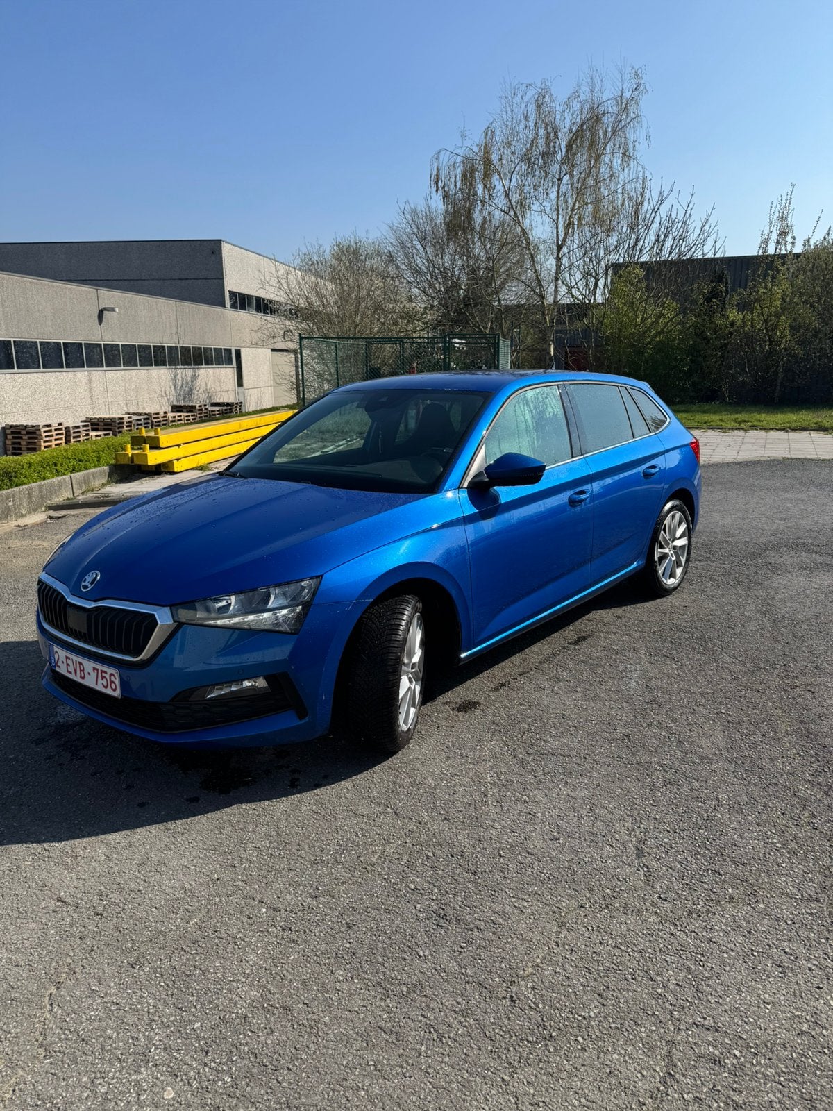 Skoda Scala 1.0 TSI, Auto's, Skoda, Voorwielaandrijving, Blauw, USB, 3 cilinders