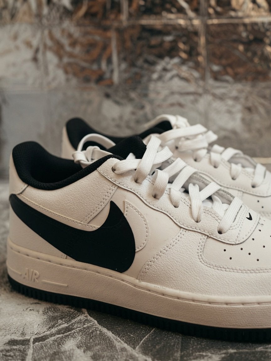 Nike Air Force 1 nieuw maat 38,5 wit/zwart, Wit, Nike, Nieuw, Ophalen of Verzenden