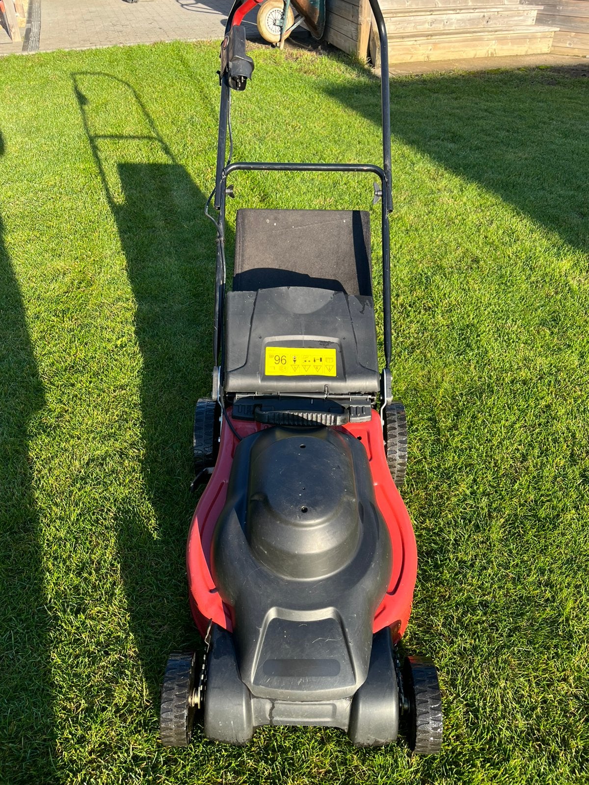 Elektrische grasmaaier 50cm, Tuin en Terras, Ophalen, Cirkelmaaier, Elektrische grasmaaier, Zo goed als nieuw