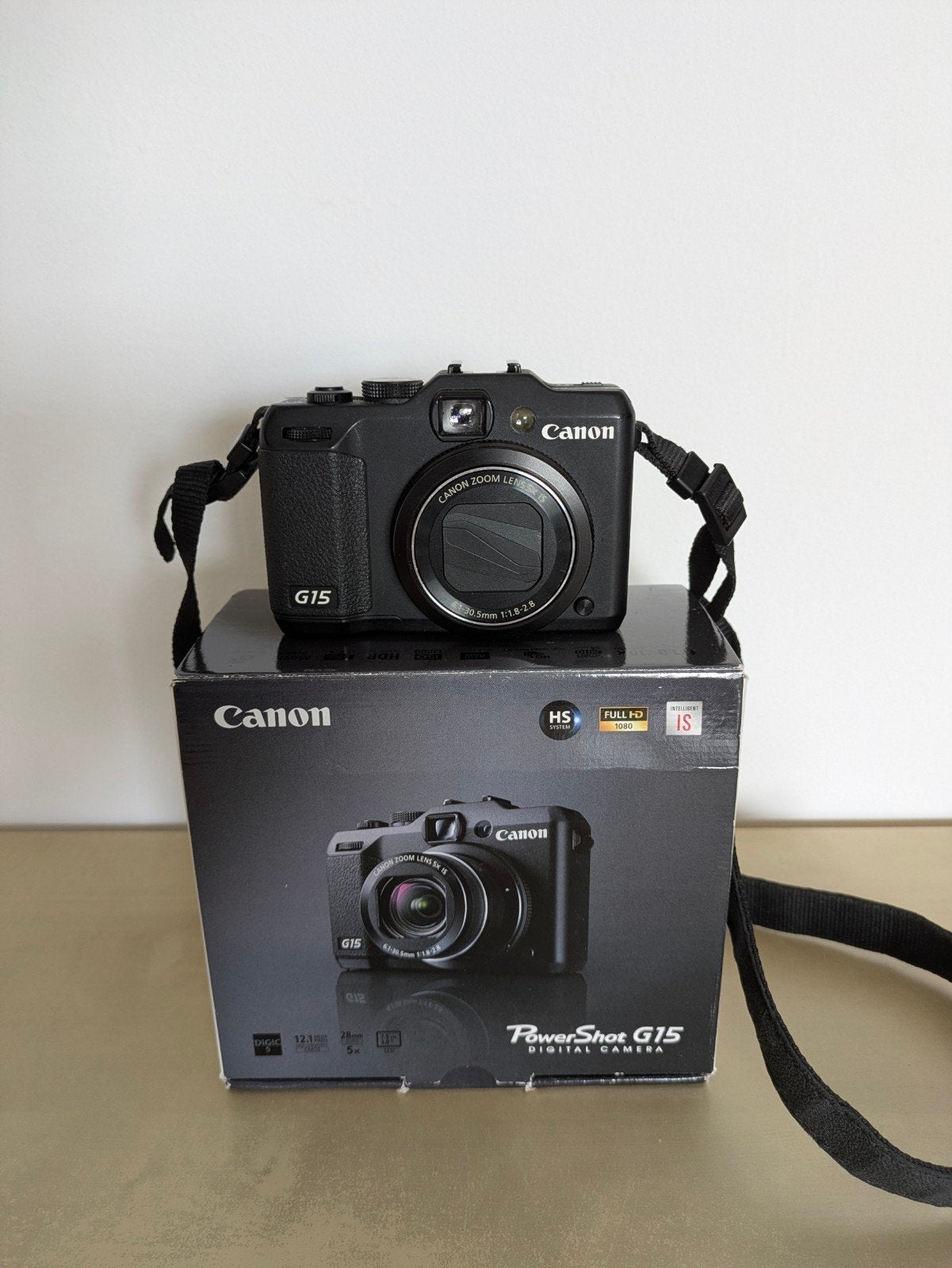Canon PowerShot G15 digitale camera, Enlèvement ou Envoi, Compact, Canon, 4 à 7 fois