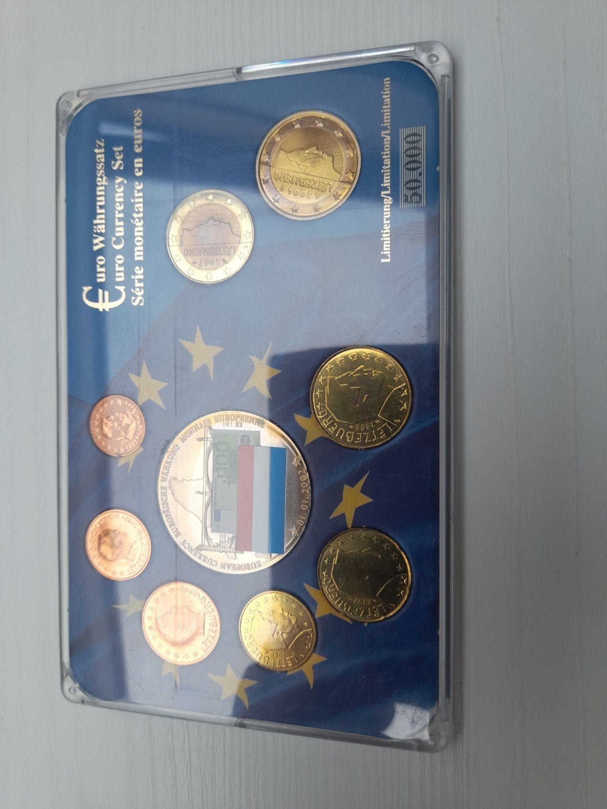 Luxembourg 8 pièces +1 grande pièce, Timbres & Monnaies, Enlèvement ou Envoi, Luxembourg