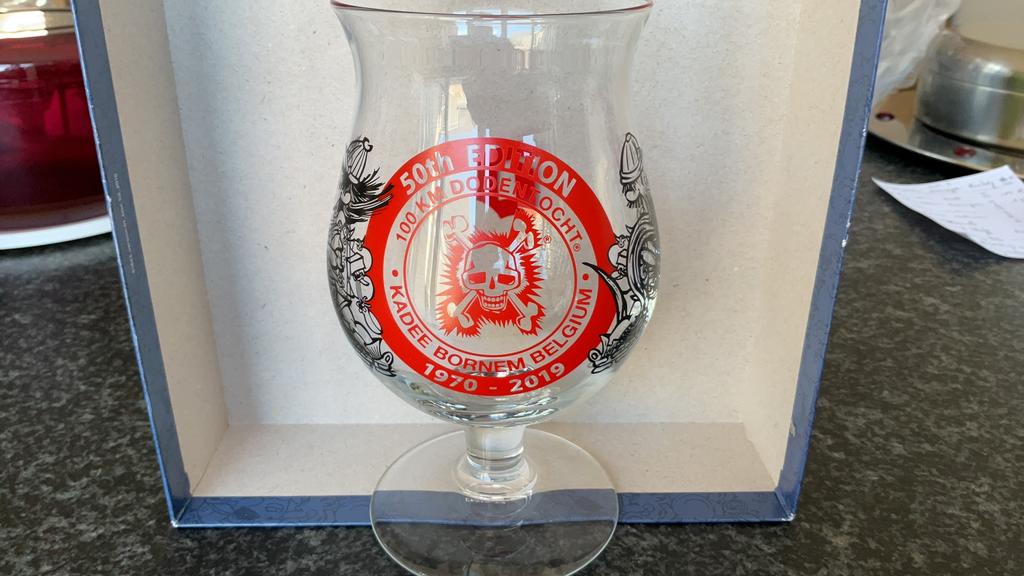 Duvel Glas 50 jaar Dodentocht Bornem, Ophalen of Verzenden, Nieuw