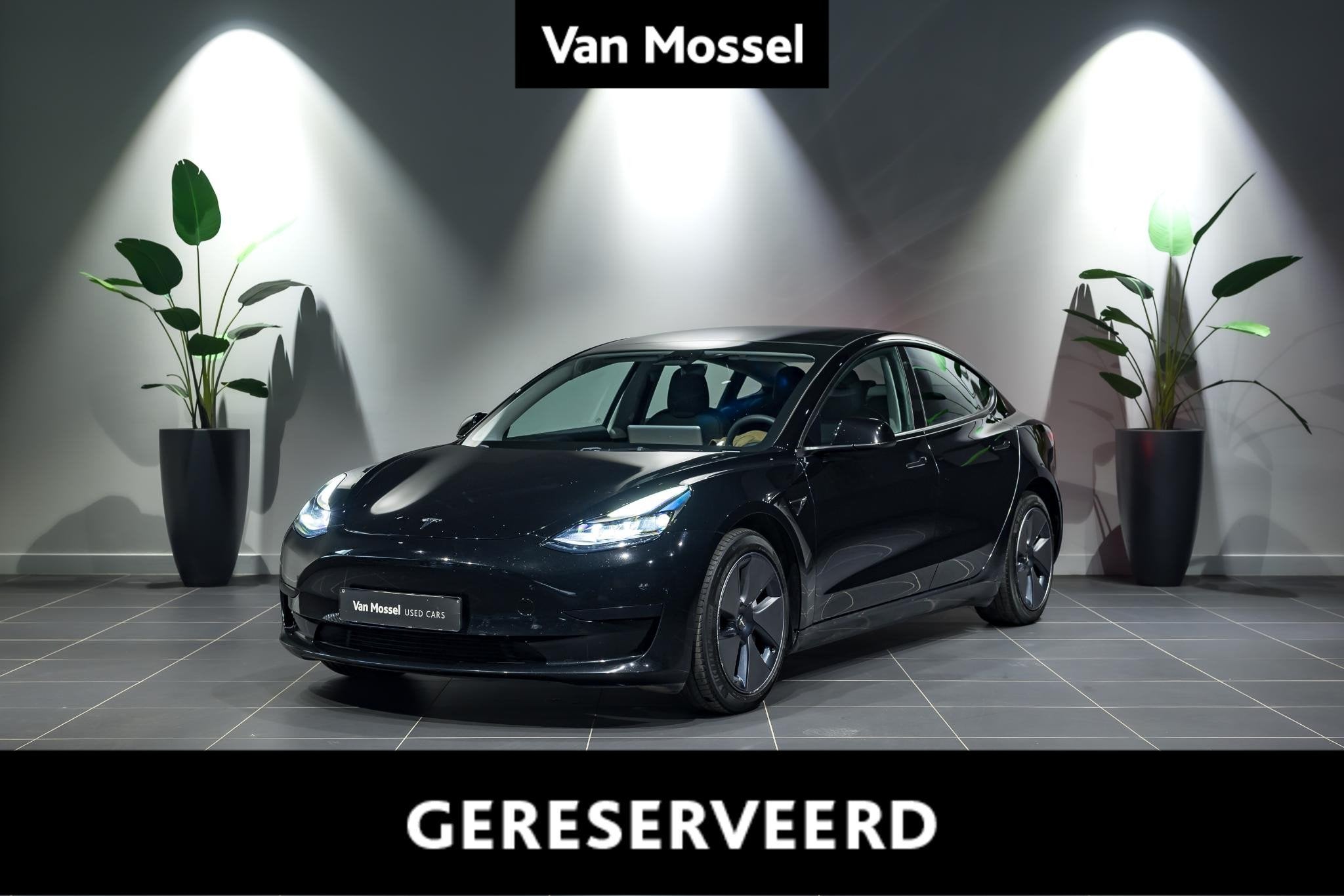 Tesla Model 3 RWD, Auto's, Automaat, Gebruikt, 634 km, Zwart