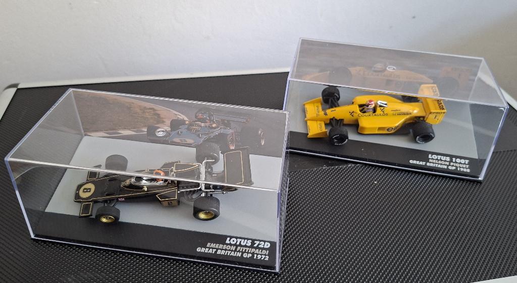 Lotus F1 Fittipaldi 72 en Piquet 88, Ophalen of Verzenden, Nieuw, Auto, Overige merken
