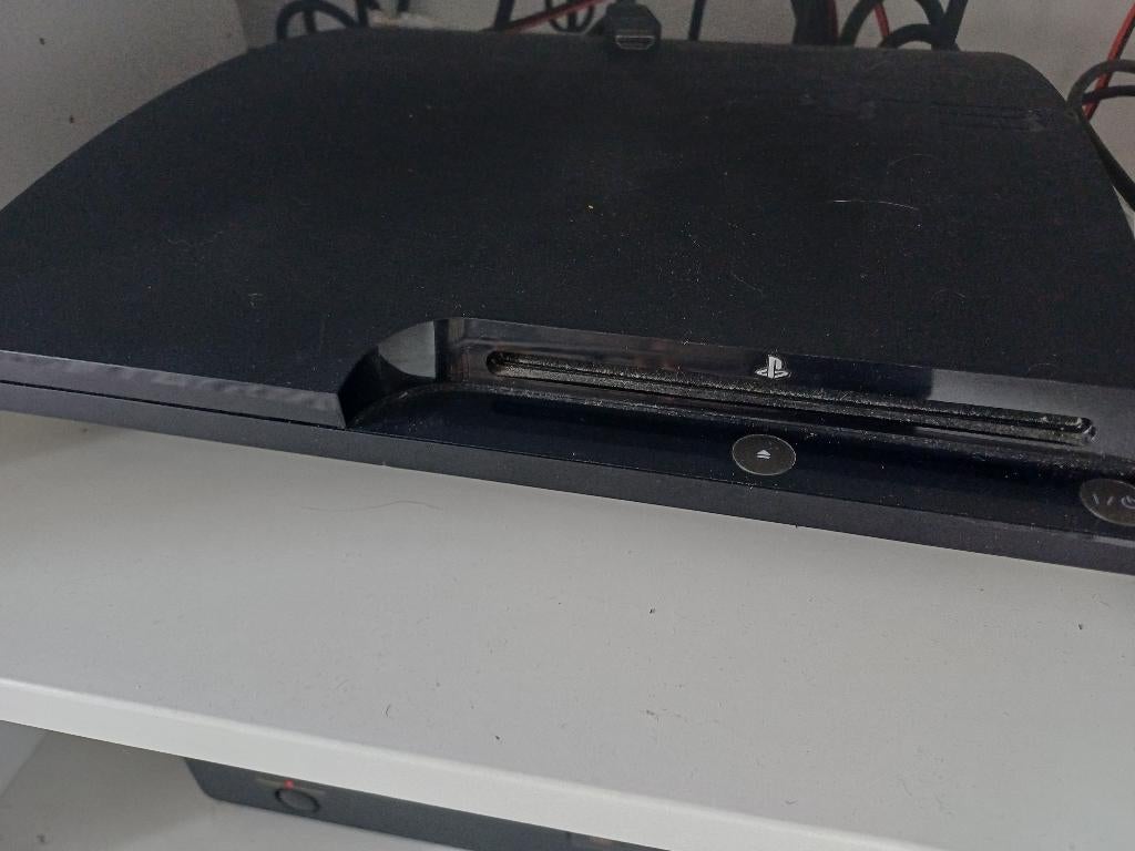 PlayStation 3 et divers jeux, Ophalen, Met 1 controller, Slim, Gebruikt