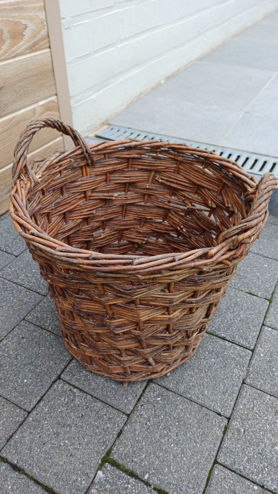 panier en osier, panier de cueillette, décoration, Enlèvement, Panier