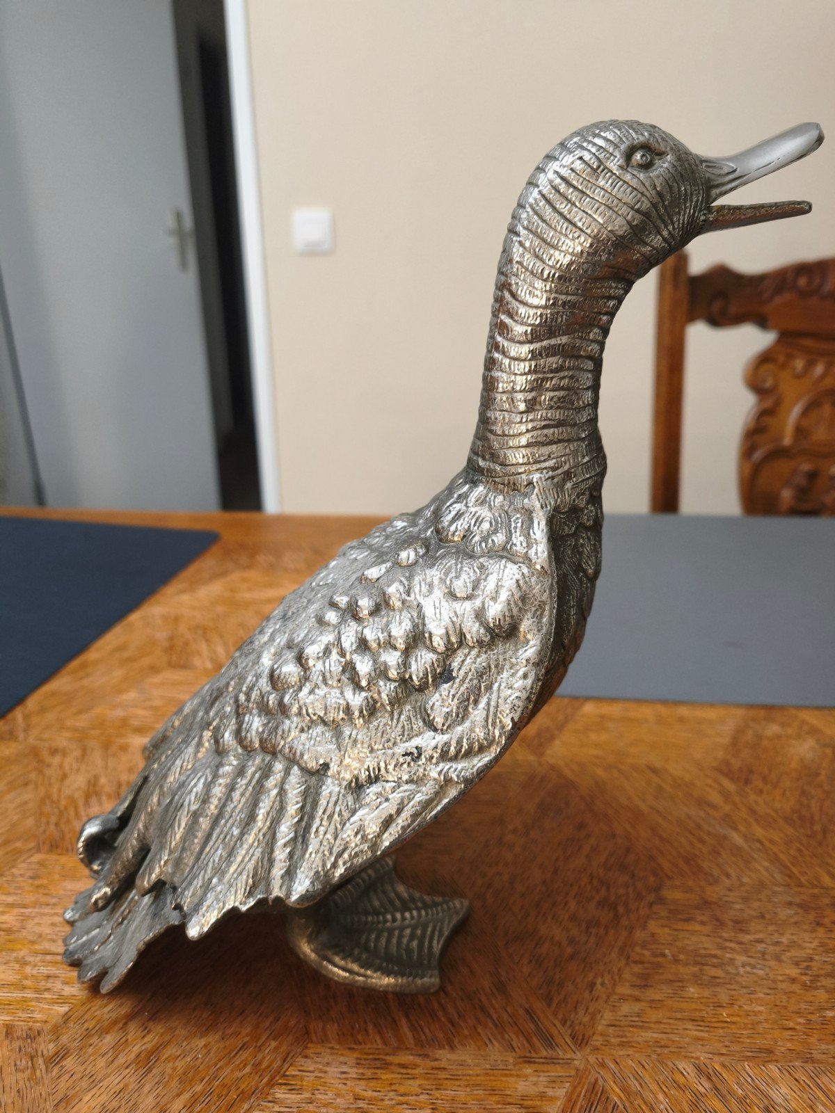 A vendre superbe canard en laiton massif, Enlèvement
