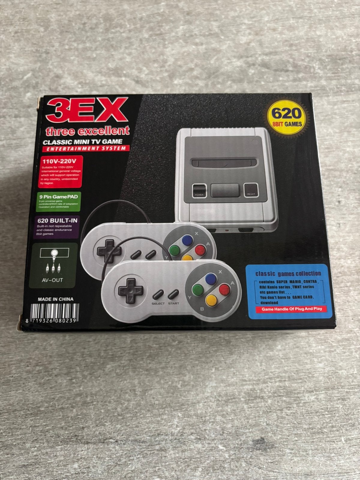 Classic mini TV Game Rétro 620 jeux, Consoles de jeu & Jeux vidéo, Enlèvement ou Envoi, Neuf