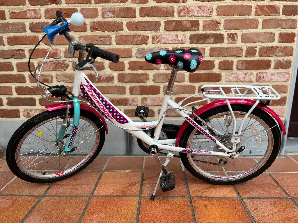 Prestige Spirit kinderfiets 20 inch, 6 versnellingen + helm, Fietsen en Brommers, Ophalen, Velgrem, Versnellingen, Zo goed als nieuw