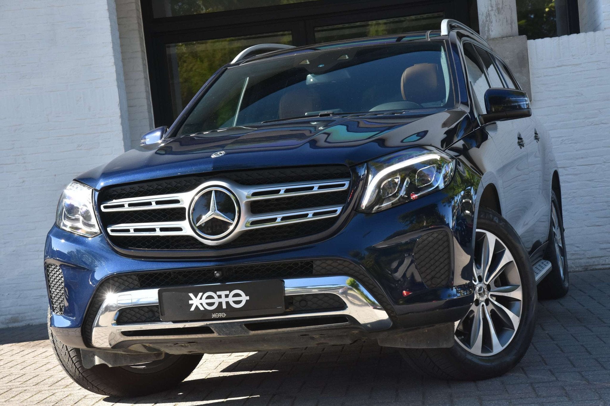 Mercedes-Benz GLS 350 D LUXURY * 7 ZIT / TREKHAAK *, Euro 6, Bi-Xenon koplampen, Blauw, Leder