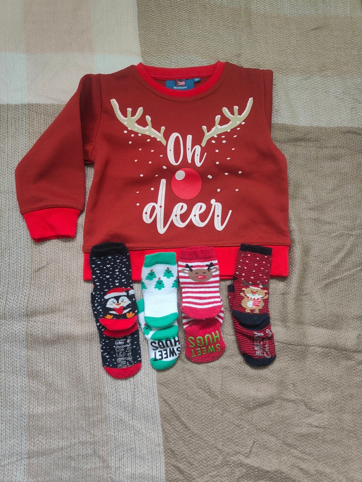 Kersttrui, Kinderen en Baby's, Jongen of Meisje, Ophalen of Verzenden, Zo goed als nieuw, Trui of Vest