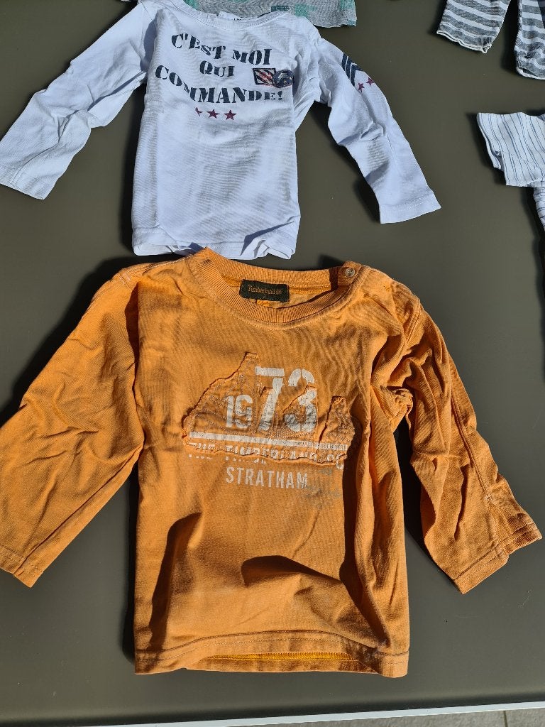 Oranje pull, trui Timberland 2y 92cm, Enfants & Bébés, Vêtements enfant | Taille 92, Enlèvement, Comme neuf