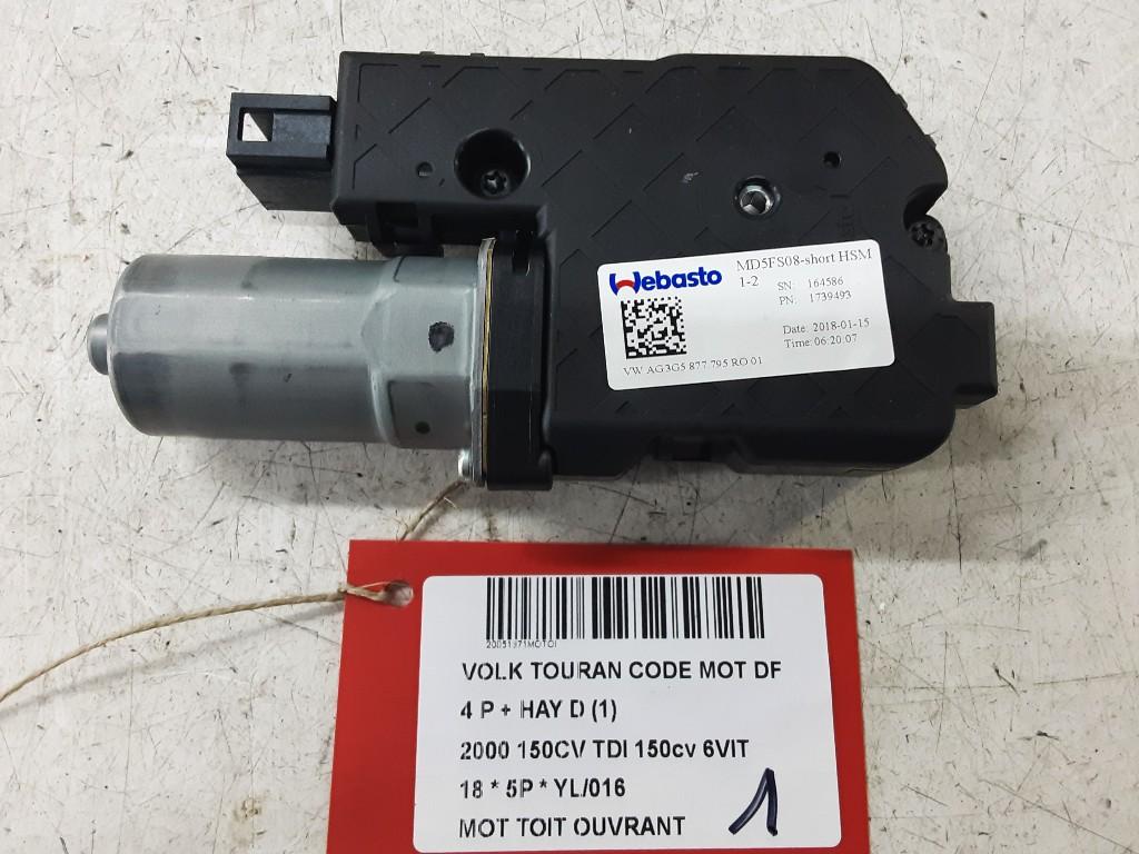 TOIT OUVRANT MOTEUR Volkswagen Touran (5T1) (3G5877795), Volkswagen, Mevr. I. Hauben, Utilisé, Rue de l'Espoir 34 34
4030  GRIVEGNÉE, BE