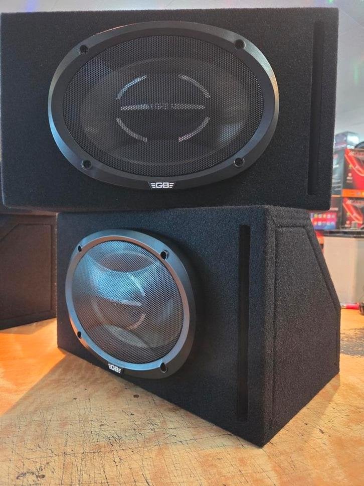 GB Audio 6x9 Speakers 380W met Kist - Meer Bas!