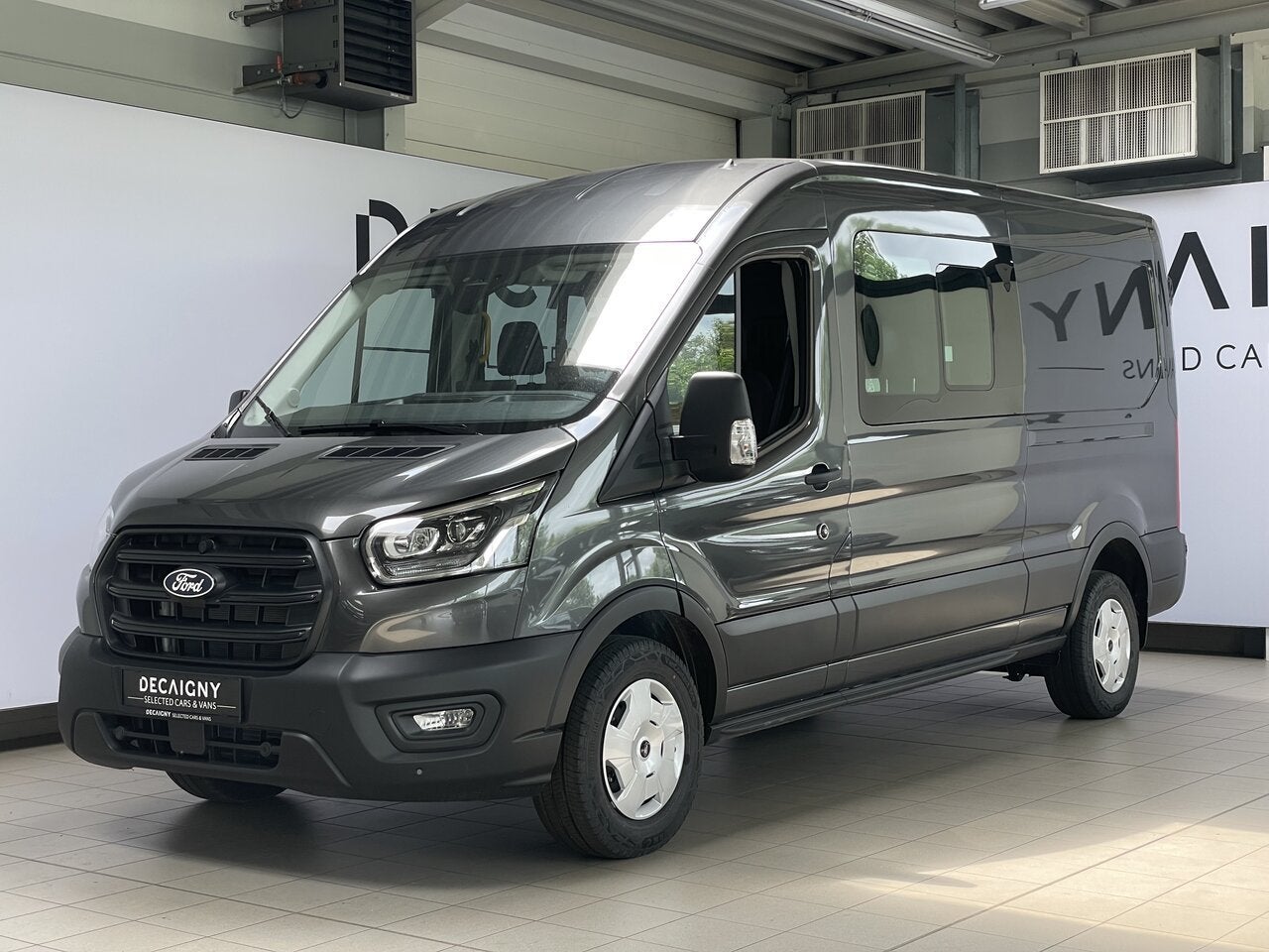 Ford Transit DC 2.0 165 AUT FWD, Autos, Argent ou Gris, Achat, Entreprise, 0 kg