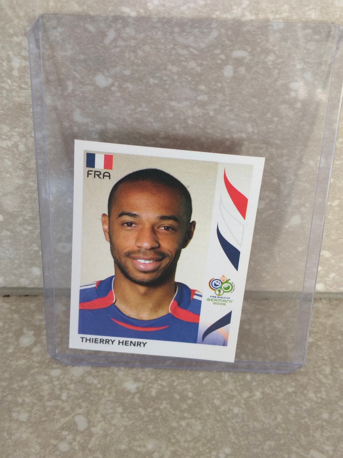 Panini sticker WK 2006 Thierry Henry Frankrijk, Ophalen of Verzenden, Sticker