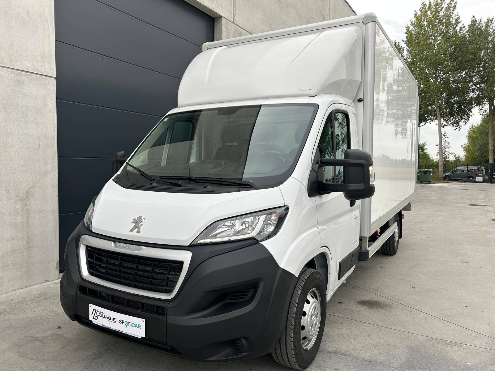 Peugeot Boxer Laadbak met laadklep L4 - 2.2 diesel, Stof, Gebruikt, Overige kleuren, https://public.car-pass.be/vhr/e8c427f2-ad32-4dbe-bdd8-95f048cfbb43