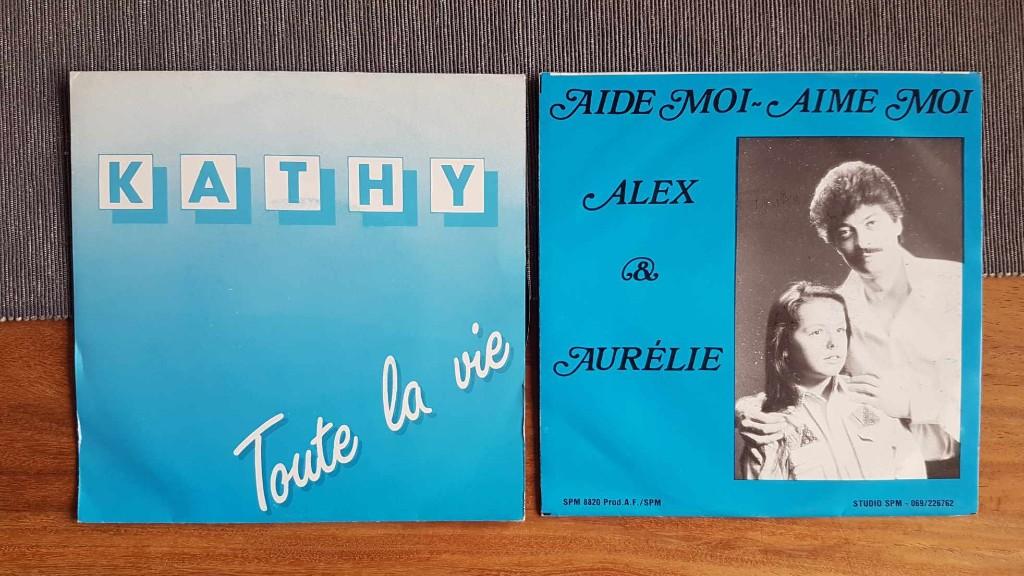 2 vinyles 45 tours vinyls disques, Enlèvement ou Envoi, Utilisé, Single