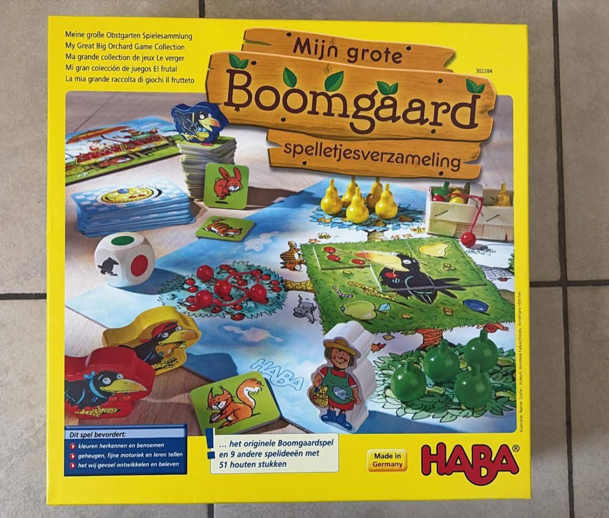 Dr grote boomgaard, Een of twee spelers, Ophalen, Nieuw