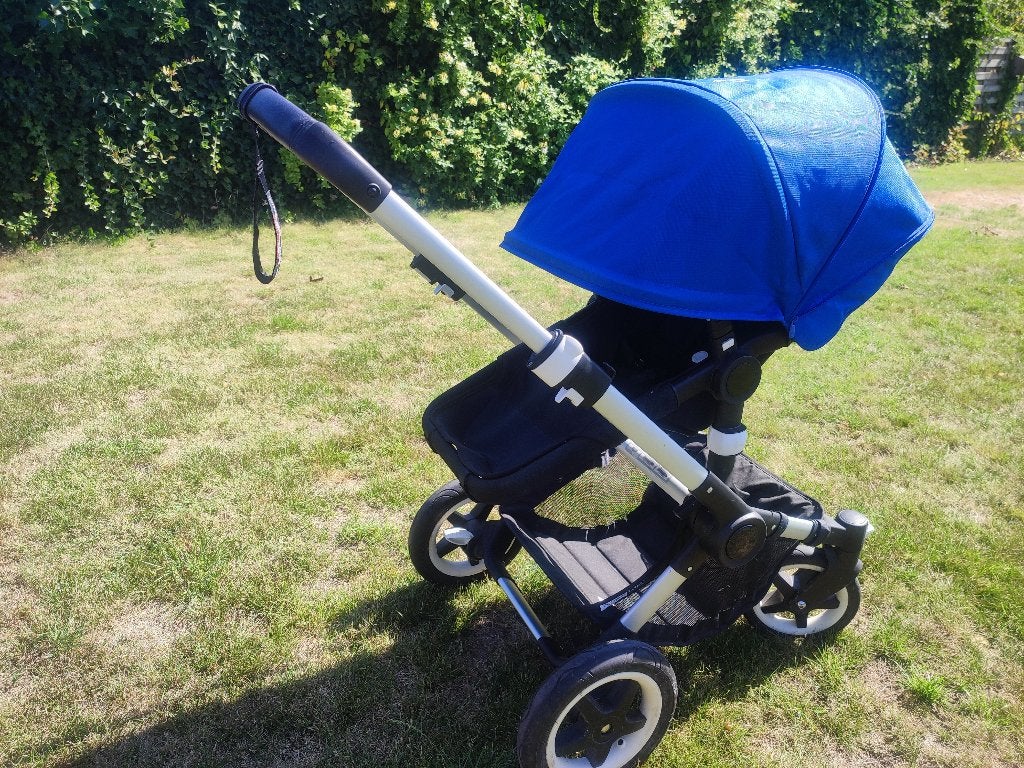 Poussette Bugaboo Buffalo Bleue - Tres Bon Etat, Bugaboo, Comme neuf, Enlèvement, Poussette