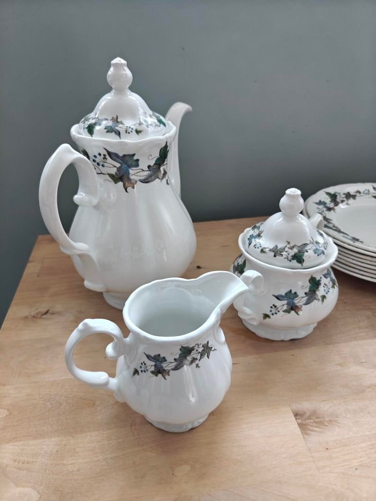 8-delig koffieservies - Pontesa Spain - perfecte staat, Ophalen, Zo goed als nieuw, Kop(pen) en/of Schotel(s)