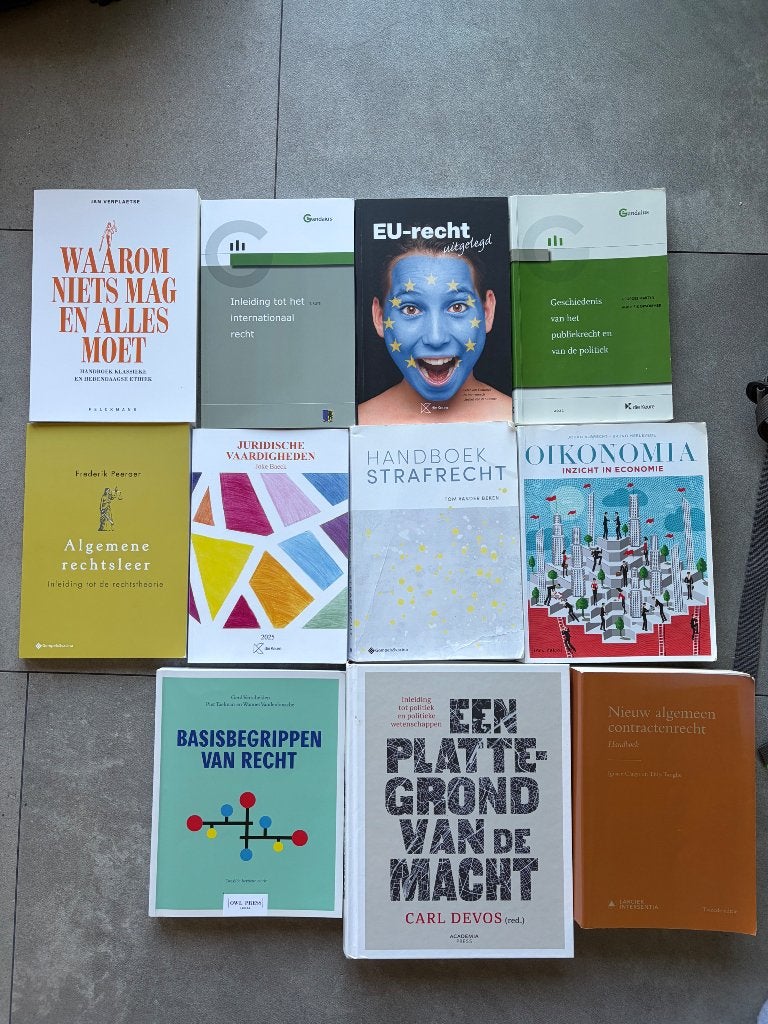 Boeken UGent rechten 1ste bachelor, Boeken, Schoolboeken, Ophalen, Overige vakken, Zo goed als nieuw, Pelckmans