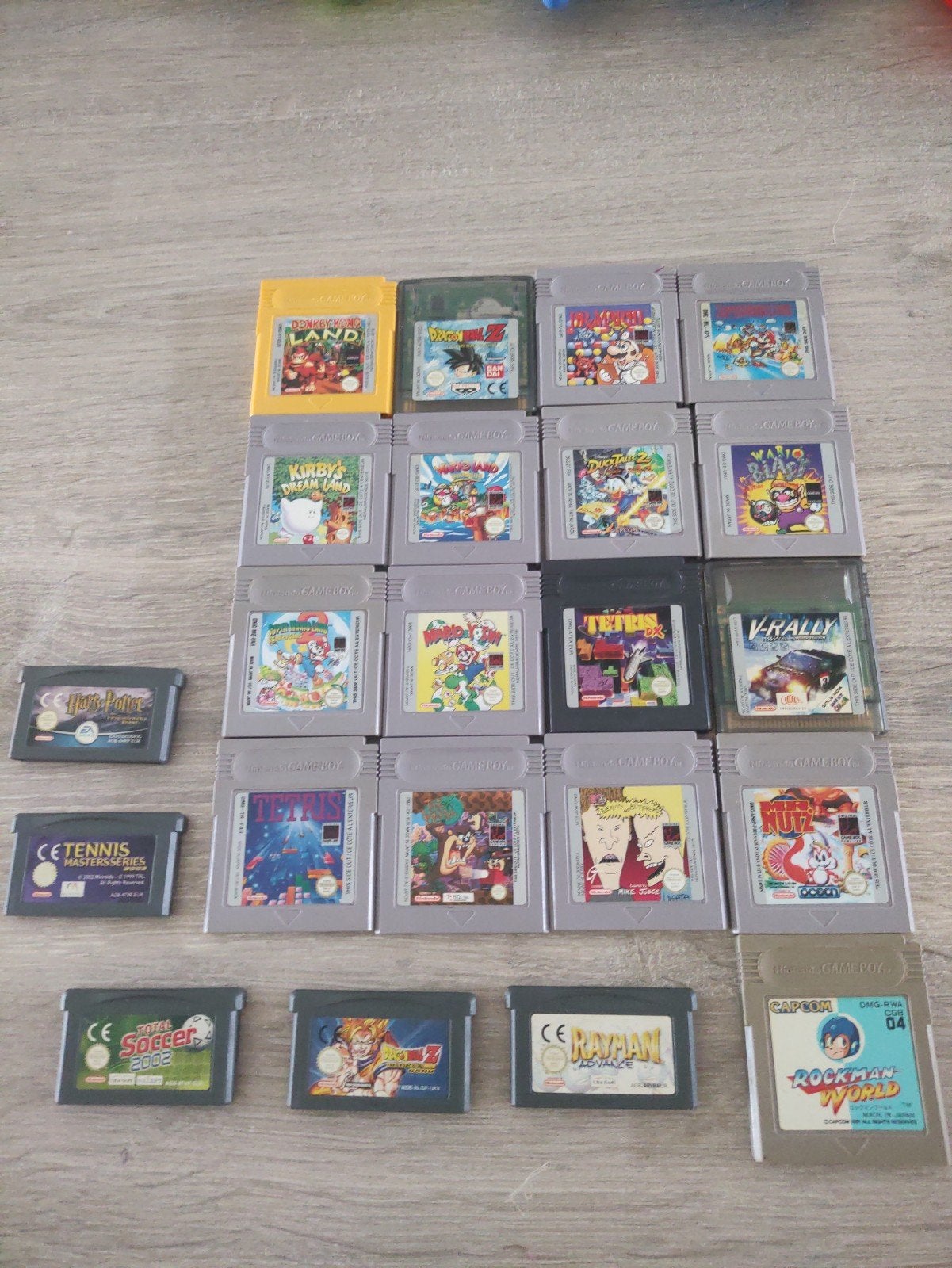 Lot met verschillende GBA en GB games, Ophalen