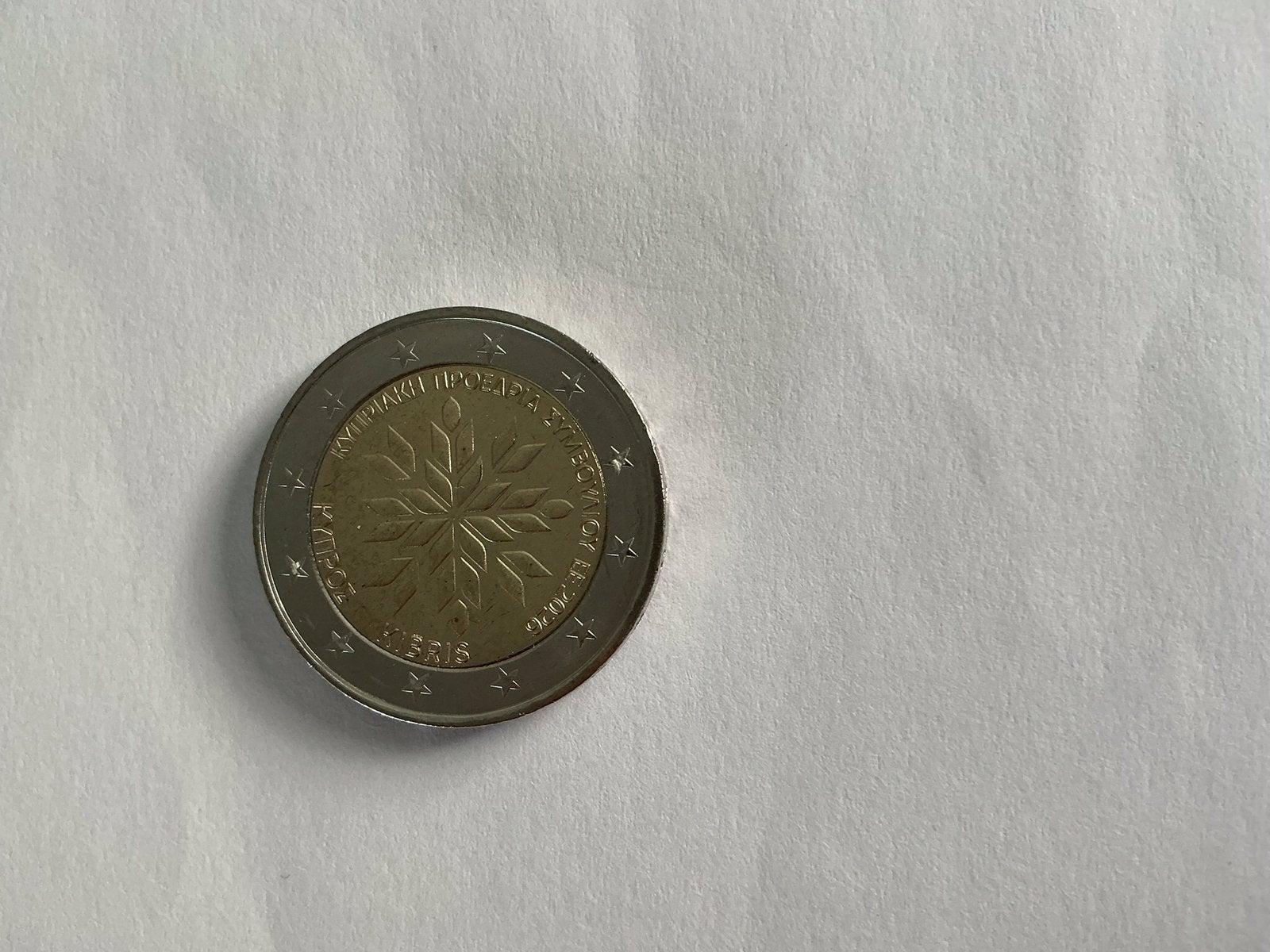 2026 Cyprus voorzitter EU unc, Ophalen of Verzenden, Cyprus, 2 euro, Losse munt