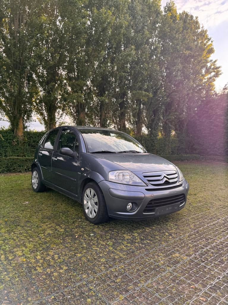 Citroën C3 Benzine 2005 automaat, Automaat, Zwart, Leder, 5 zetels