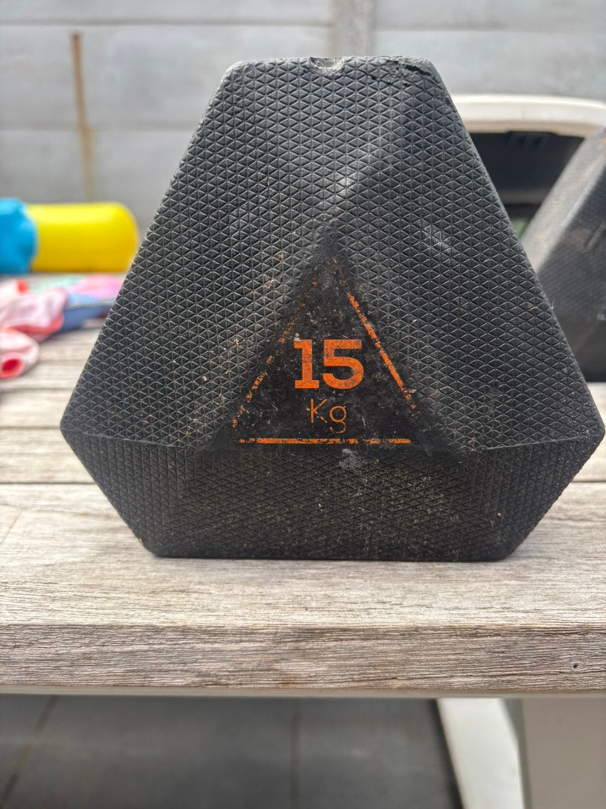 Halterset 15kg vast, Sport en Fitness, Fitnessmaterialen, Ophalen, Gebruikt, Halterset