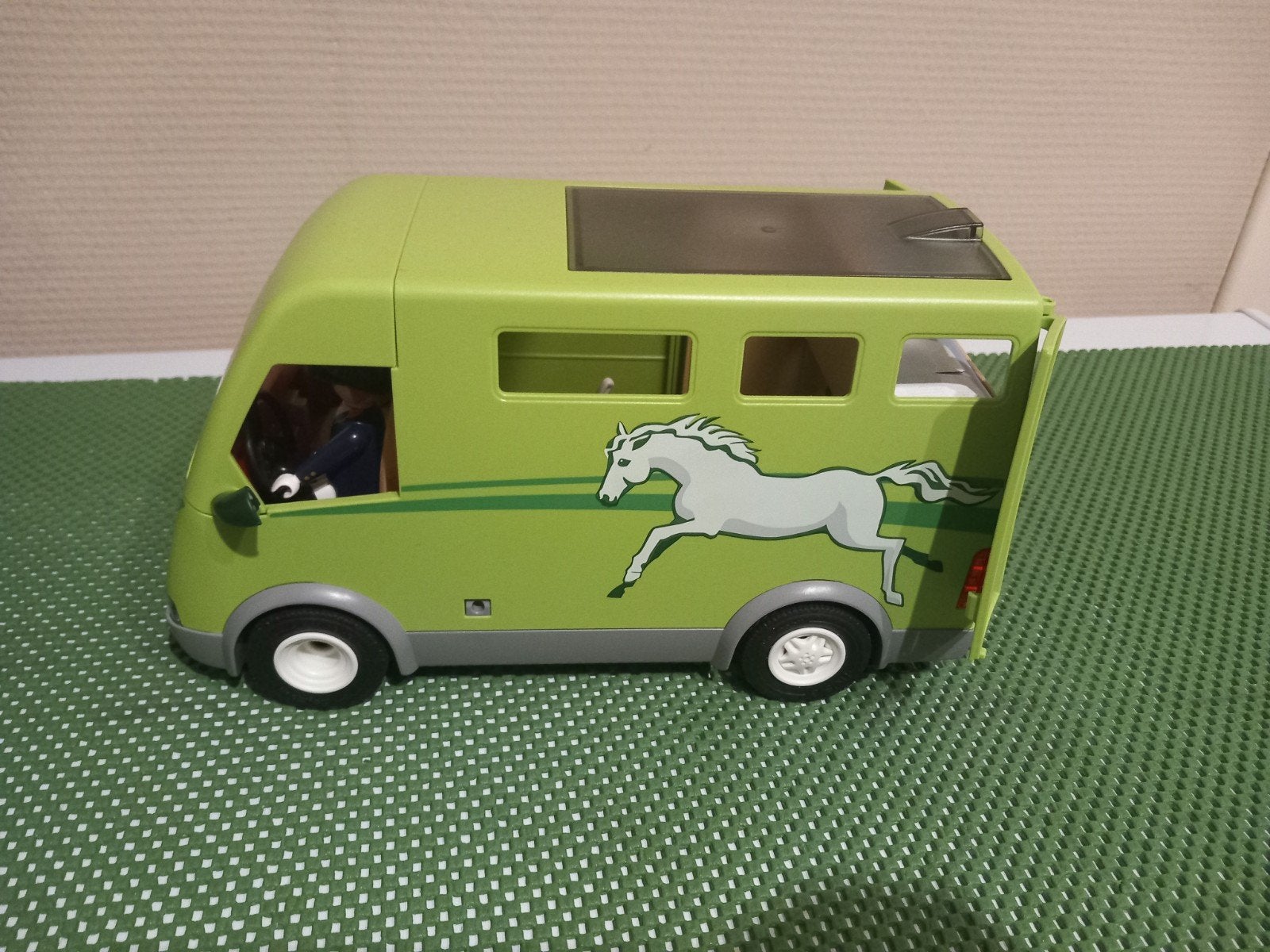 playmobil paardentrailer, Ophalen, Complete set, Voertuig, Zo goed als nieuw