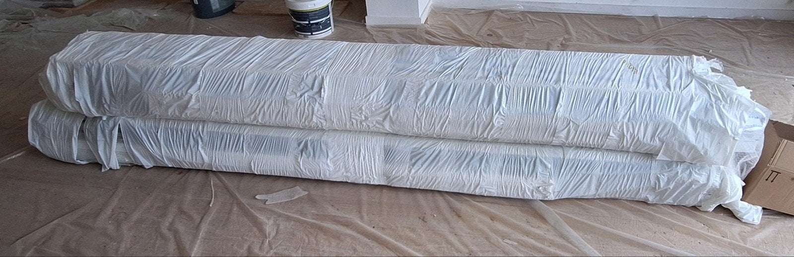 2 Volets blancs ALU motorisé neufs caissons intérieur, Doe-het-zelf en Bouw, Rolluiken, Ophalen, Wit, Nieuw, 200 cm of meer