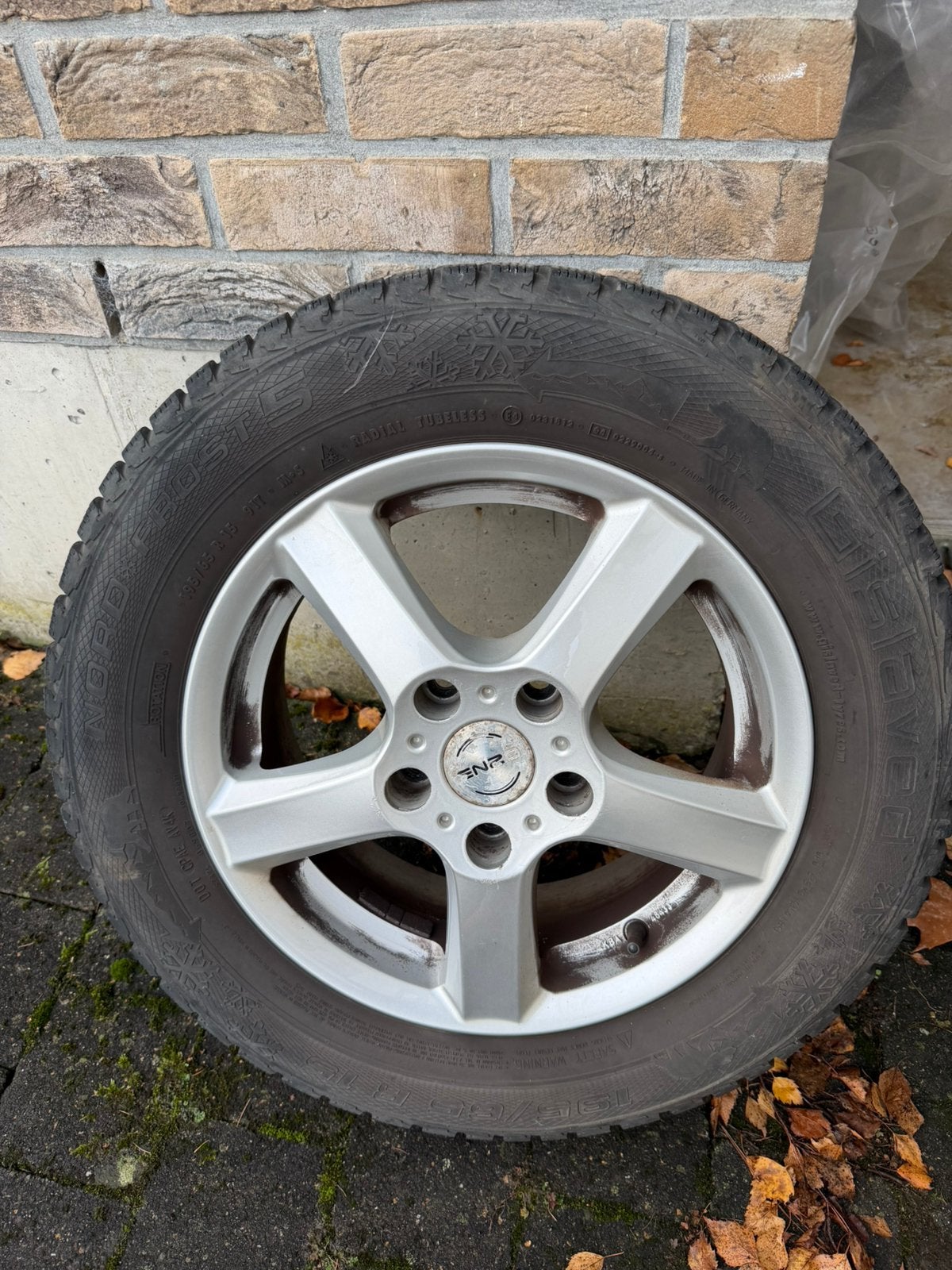 4 auto winterbanden op velg, Ophalen, 16 inch, Winterbanden, Velg(en)