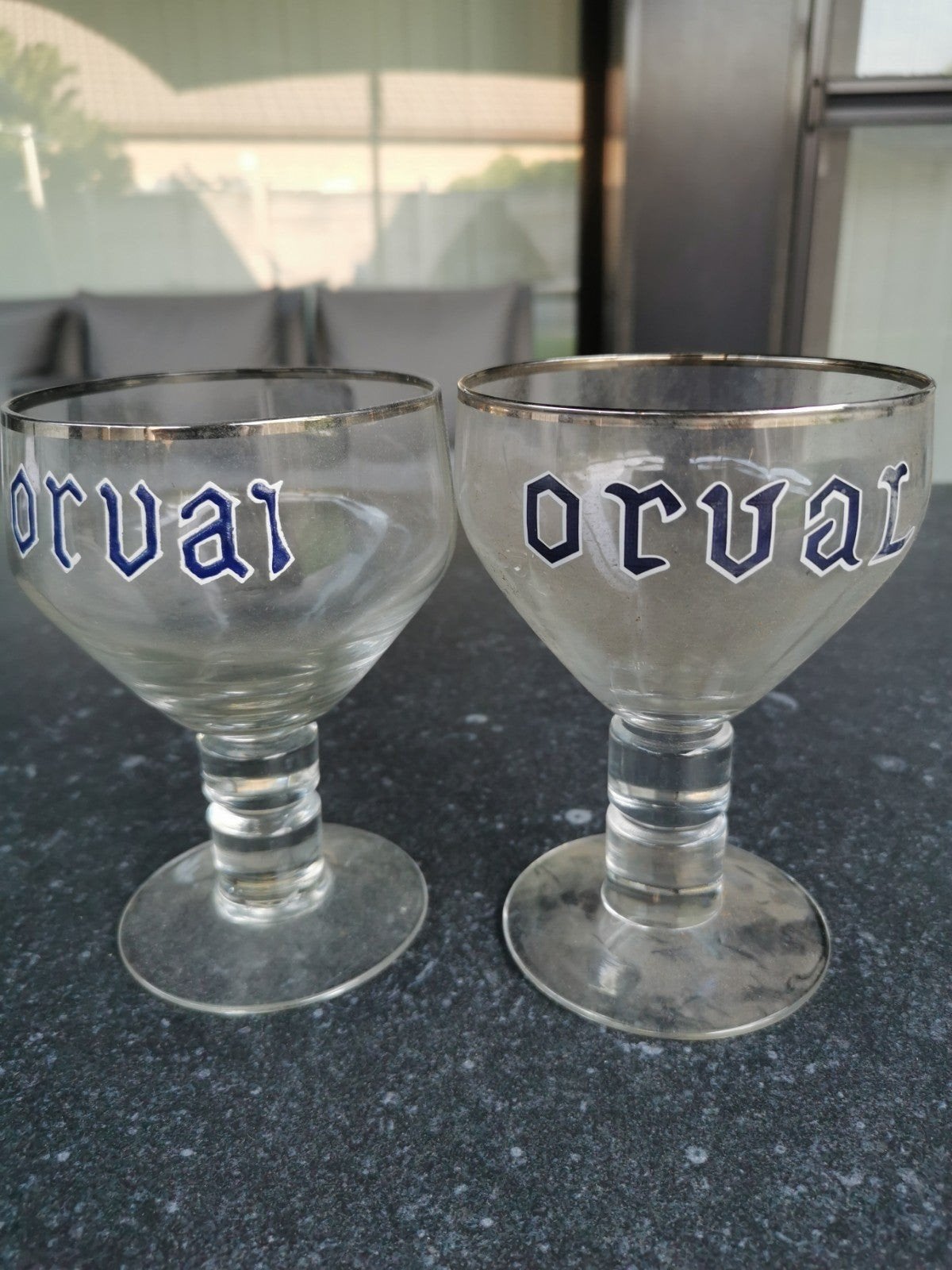 Orval glazen émaillé, Verzamelen, Ophalen of Verzenden