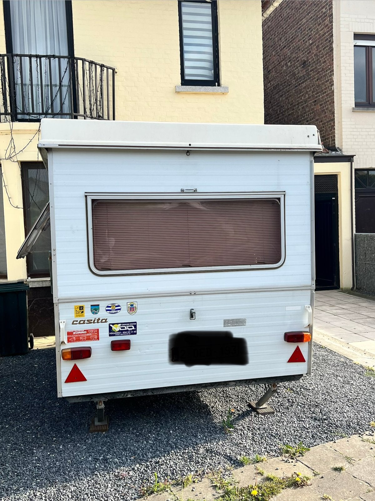 Casita caravan mtm750kg plooicaravan, Caravanes & Camping, Caravanes, 4 à 5 mètres, Particulier, Siège standard, Réfrigérateur