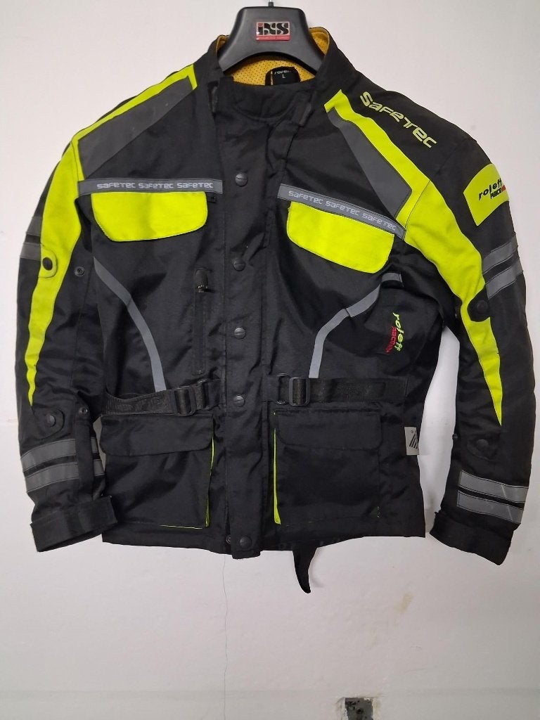 Veste moto +  pantalon + gants, Motos, Seconde main, Enlèvement, Combinaison, Roleff