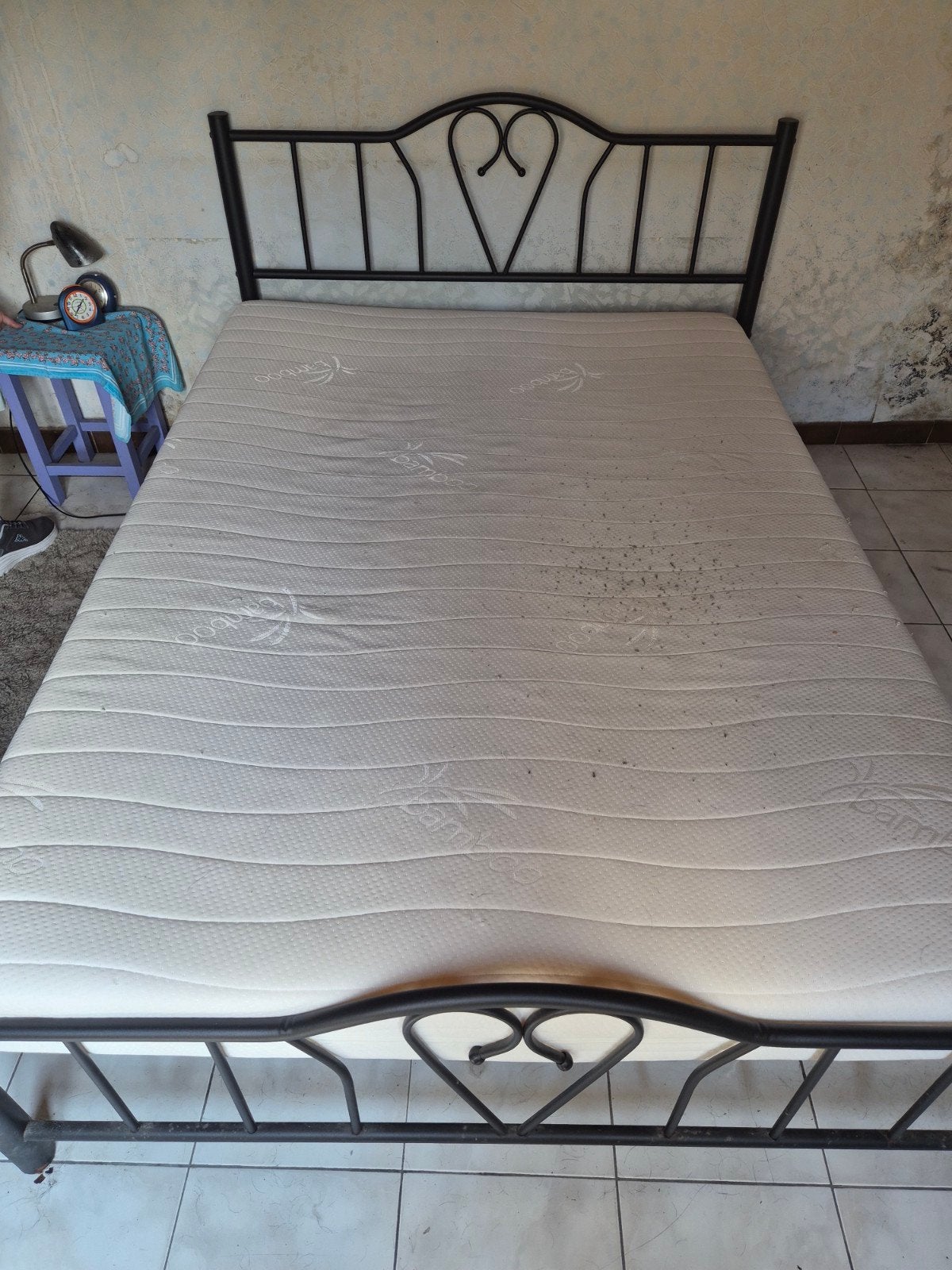 Bed 140cm twijfelaar, Huis en Inrichting, Slaapkamer | Bedden, Ophalen, Twijfelaar
