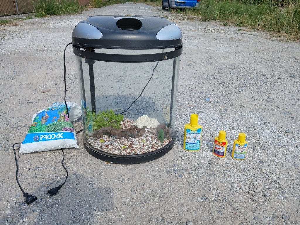 aquarium, Dieren en Toebehoren, Ophalen of Verzenden, Inclusief toebehoren, Zo goed als nieuw