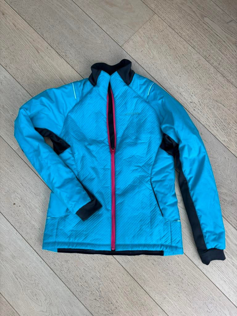 Fietsjas winter vrouwen Shimano medium, Ophalen, Zo goed als nieuw, Maat 38/40 (M), Hardlopen of Fietsen