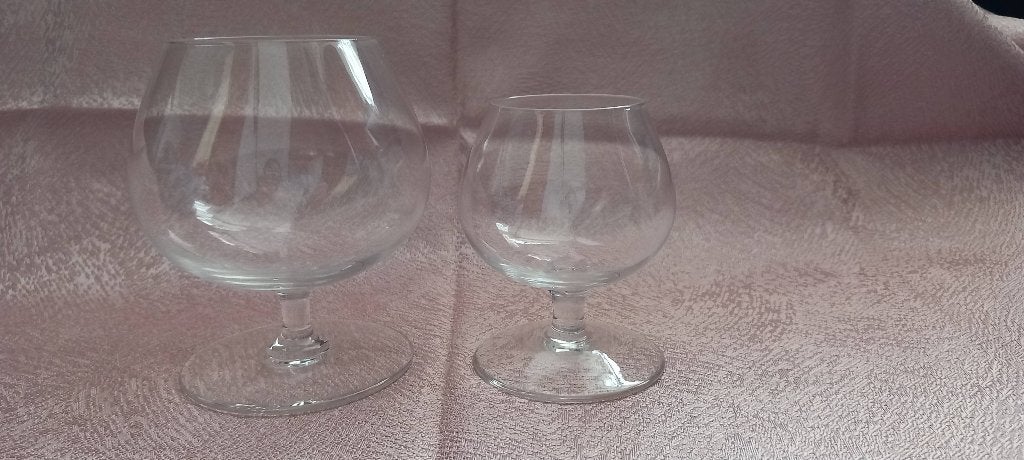 Prachtige glazen voor cognac, likeur, grand marnier, ..., Antiek en Kunst, Ophalen