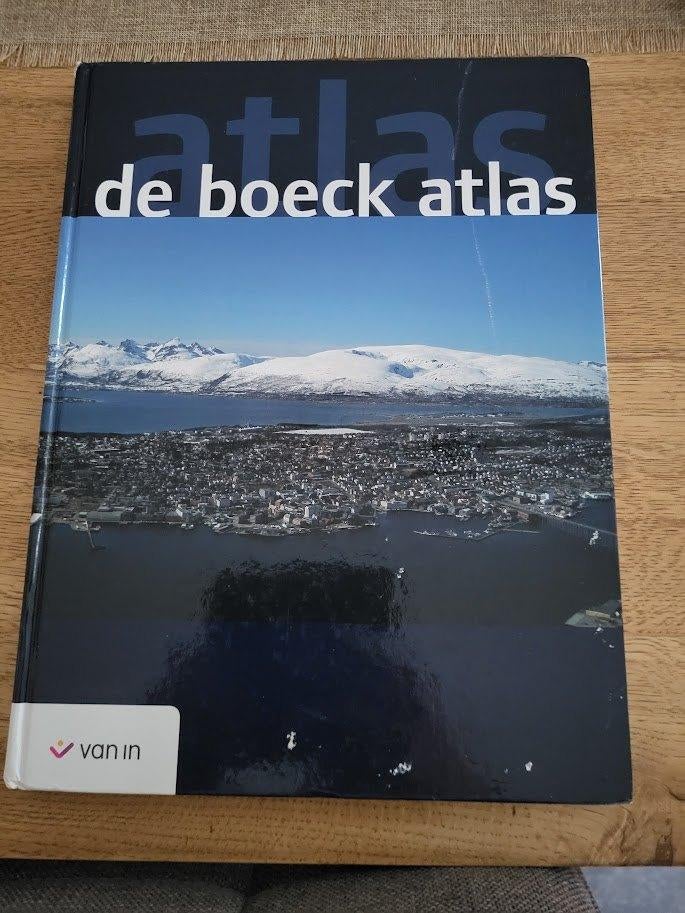 De Boeck Atlas, Ophalen of Verzenden, Zo goed als nieuw, Van in, Landkaart