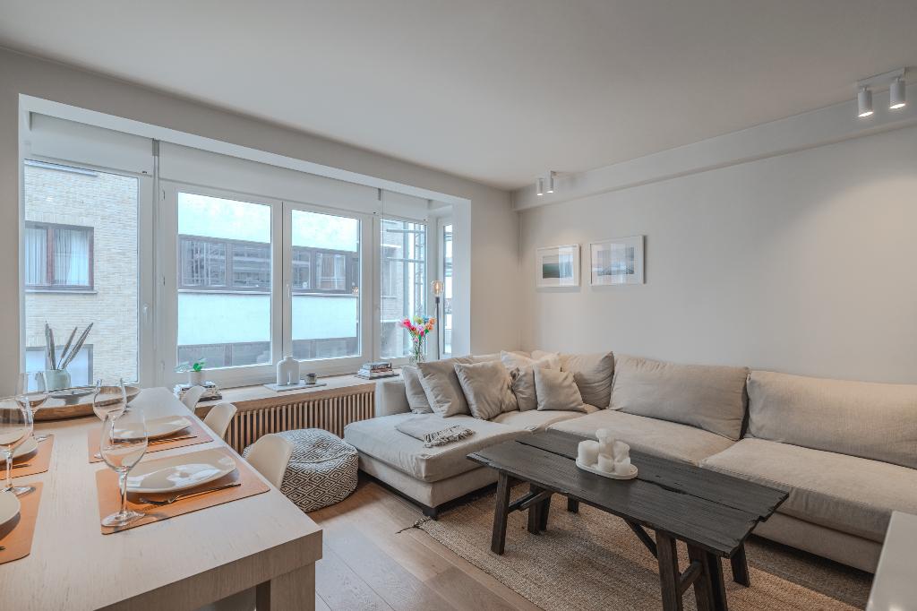 Mooi appartement op 50m van de zeedijk in Duinbergen, Immo, Huizen en Appartementen te koop, 55 m², Tot 200 m², 154 kWh/m²/jaar