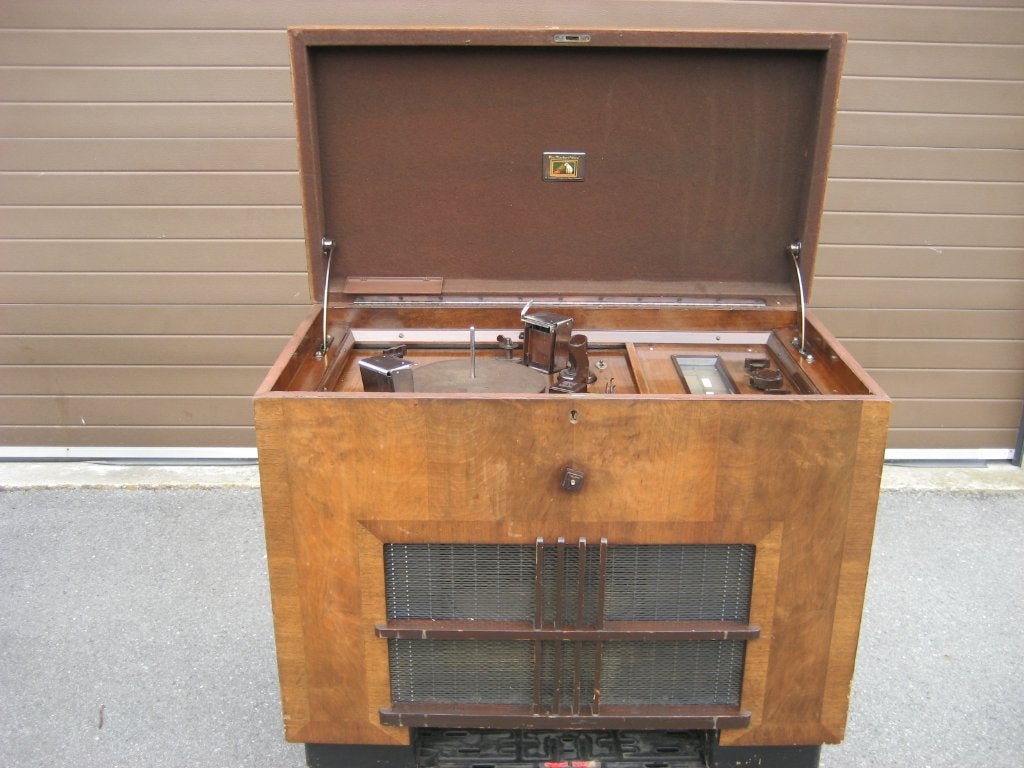 Radiomeubel  met platenspeler, Antiek en Kunst, Ophalen