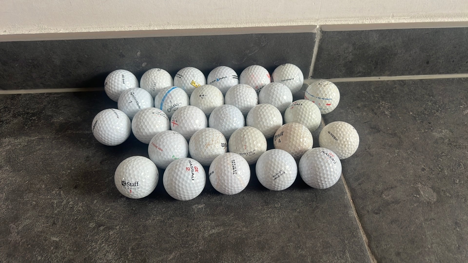 Golfballen, Ophalen of Verzenden, Gebruikt, Bal(len)