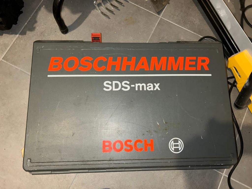 Foreuse Bosh GBH 10DC SDS-MAX avec sa malette, Bricolage & Construction, Outillage | Foreuses, Utilisé, Marteau perforateur et/ou Marteau piqueur