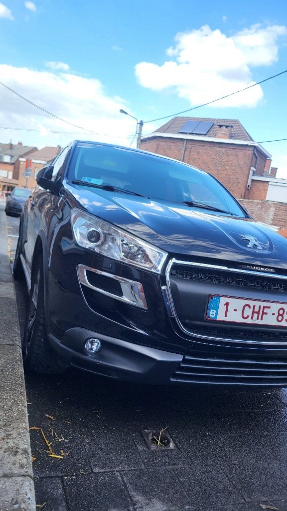 Peugeot 4008, Auto's, Euro 5, Zwart, Zwart, Leder