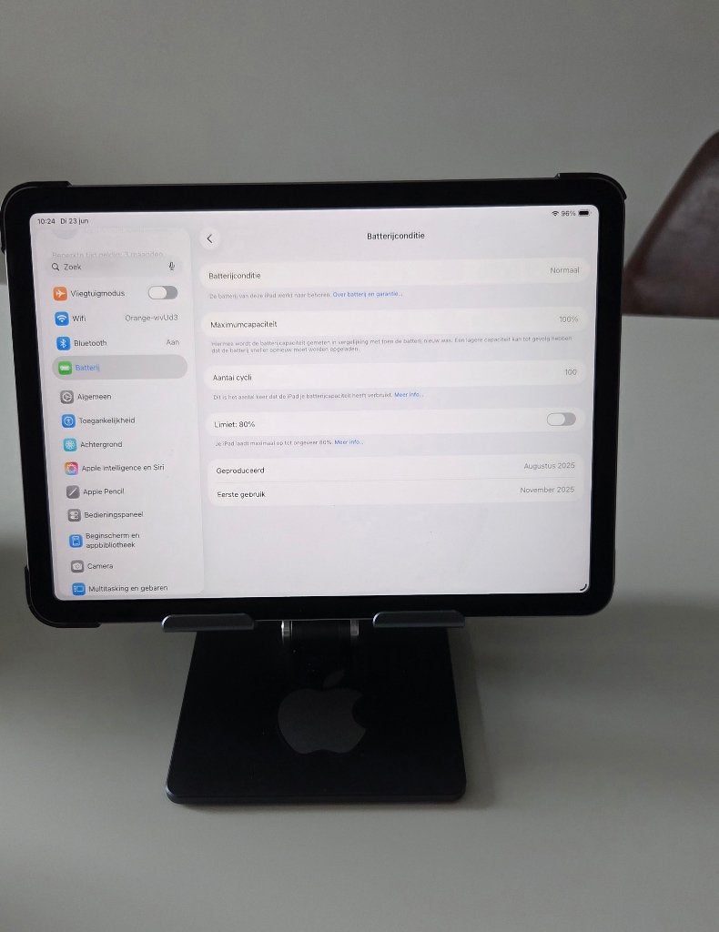Apple ipad met garantie, 11 inch, Zo goed als nieuw, 128 GB, Grijs