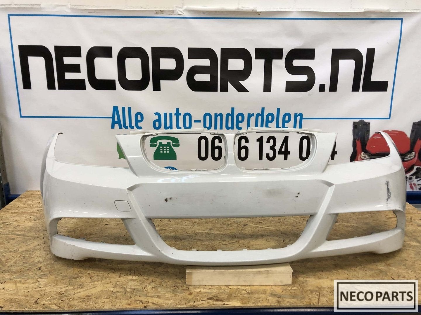 BMW E90 E91 facelift m pakket voorbumper origineel, Autos : Pièces & Accessoires, Carrosserie & Tôlerie, Pare-chocs, BMW, Avant